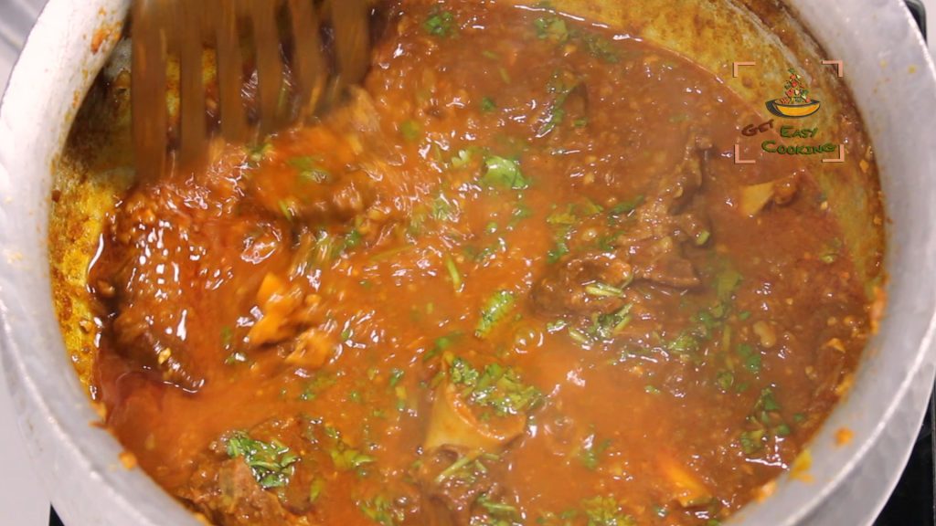 calories in mutton curry